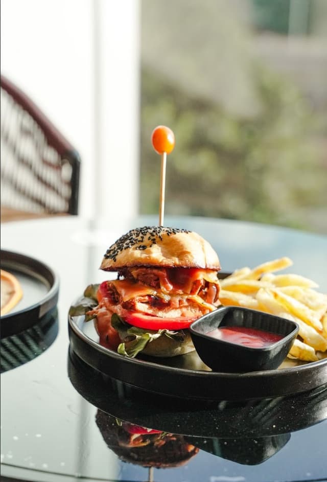 Smoked Grilled Chicken Burger